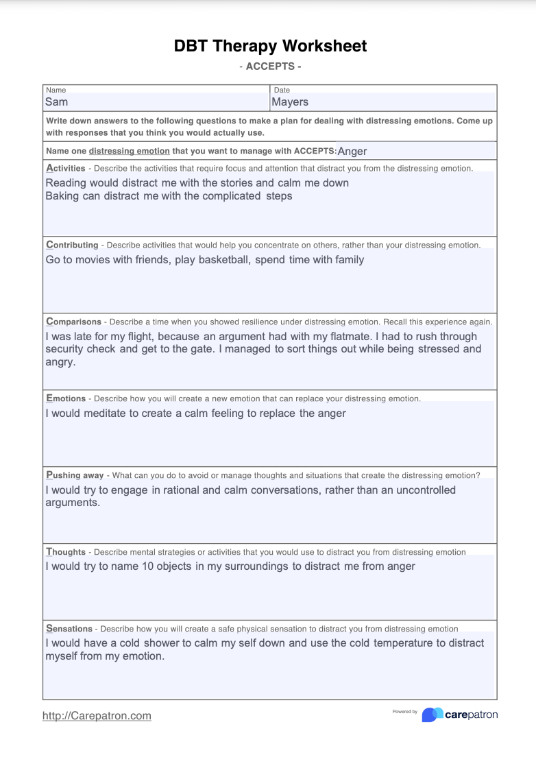 Dialectic Conflicts Dbt Worksheet