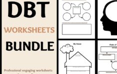 DBT Worksheet Bundle Therapy Worksheets DBT Skills DBT Workbook Therapy Tools Mental Health Printable Handout Therapist Resources Etsy