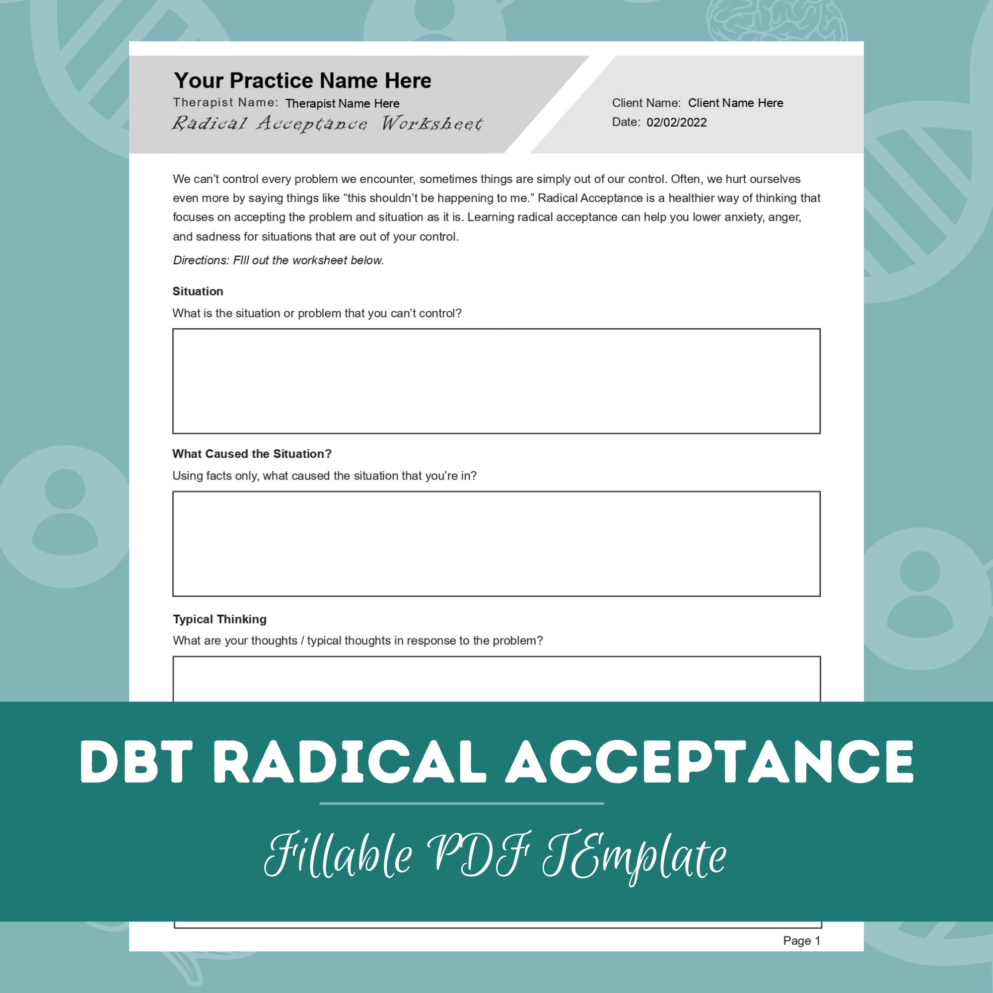 Dbt Give Worksheet