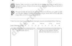 Distress Tolerance Stop Skill Handout And Worksheet Etsy
