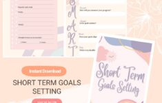Goals Setting Therapy Worksheet Smart And Goal Worksheet Personal Development Goals Planner Journal Cbt Dbt Skills Mental Health Resources Etsy