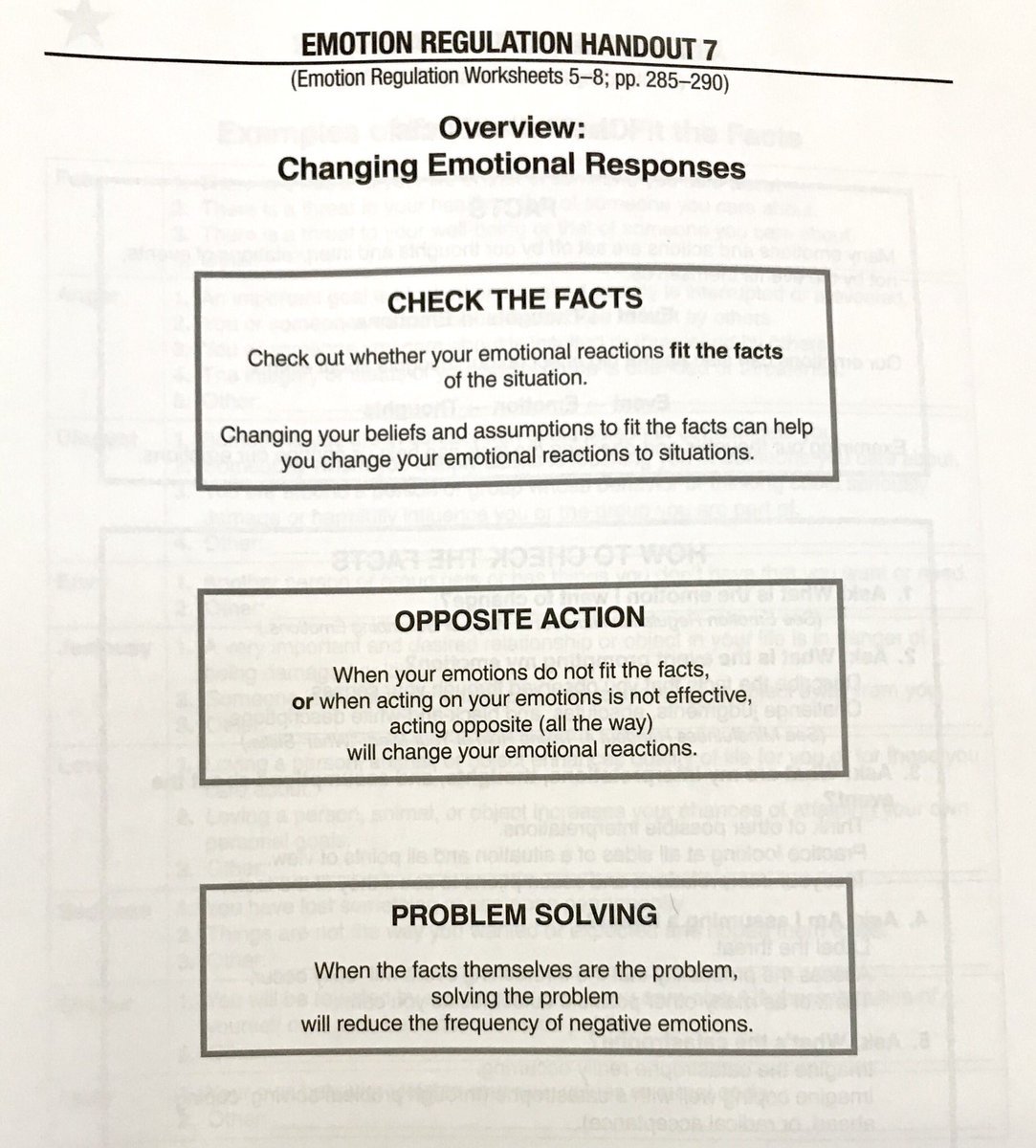 Dbt Problem Solving To Change Emotions Worksheet 8