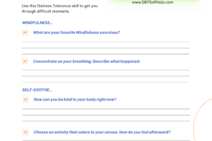 Distress Tolerance Worksheets Dbt