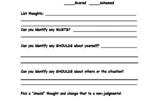 Observe And Describe Dbt Skills Worksheets