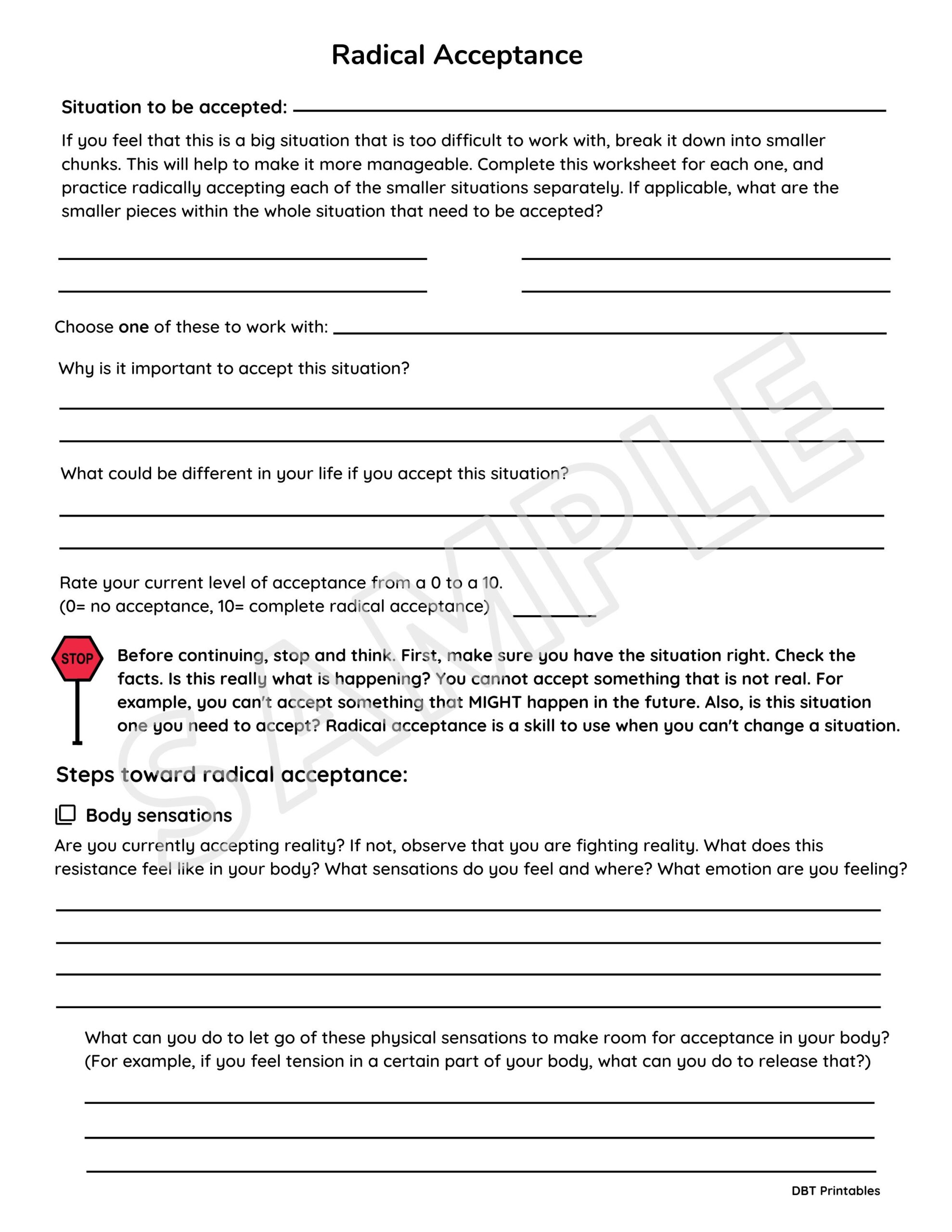 Dbt Worksheet 14A