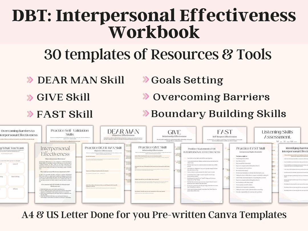 Dbt Interpersonal Effectiveness Skills Worksheet 3